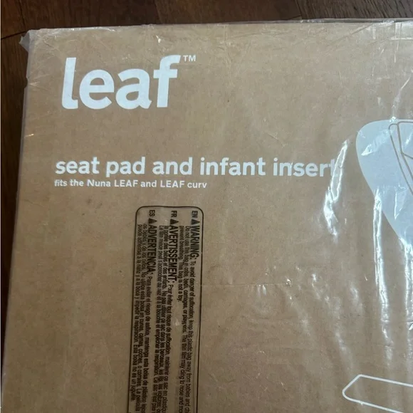 nuna Leaf Seat Pad and Infant Insert - Brown - Picture 2 of 5